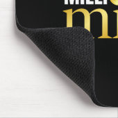 Hustle Boss, Erfolgsgeld Motivation Millionär Mousepad (Ecke)