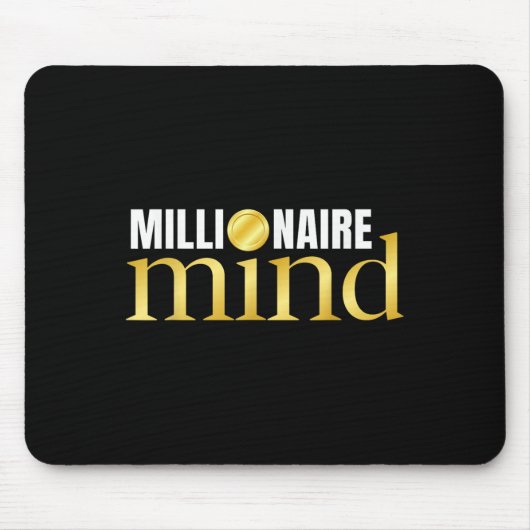 Hustle Boss, Erfolgsgeld Motivation Millionär Mousepad (Vorne)