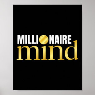 Hustle Boss, Erfolgsgeld Motivation Millionär Poster