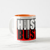 Hustle Bustle Tasse (Vorderseite Links)