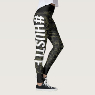 #HUSTLE Camouflage-Leggings Leggings