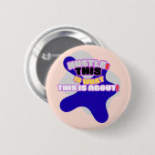 Hustle: darum geht es hier! button (Vorne & Hinten)