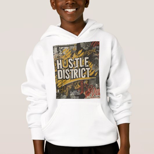 Hustle District Hoodie (Vorderseite)