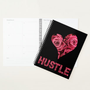 Hustle Floral Pink Roses Planer