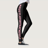 #Hustle für dieses Muskel-Schwarz-Rosa-Training Leggings (Rechts)