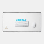 Hustle Harder - Motivierend Mouse Pad Modern Schreibtischunterlage (Tastatur & Maus)
