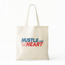 Hustle & Heart Sports Tote Bag