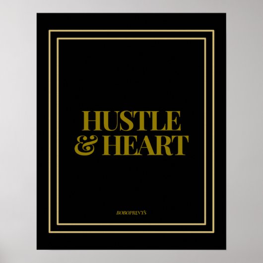 Hustle & Herz Poster (Vorne)