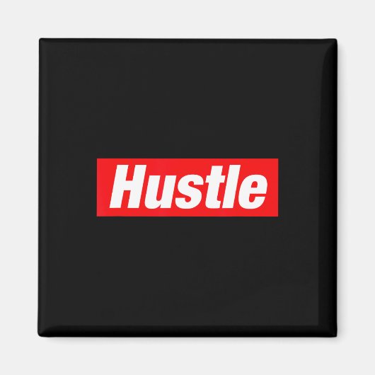 Hustle Hip Hop Rap Rapper Freestyle Break Dance Bb Magnet (Vorne)