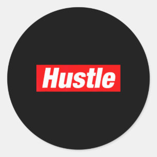 Hustle Hip Hop Rap Rapper Freestyle Break Dance Bb Runder Aufkleber