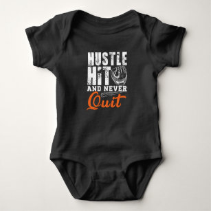 Hustle Hit und nie aufhören Baby Strampler