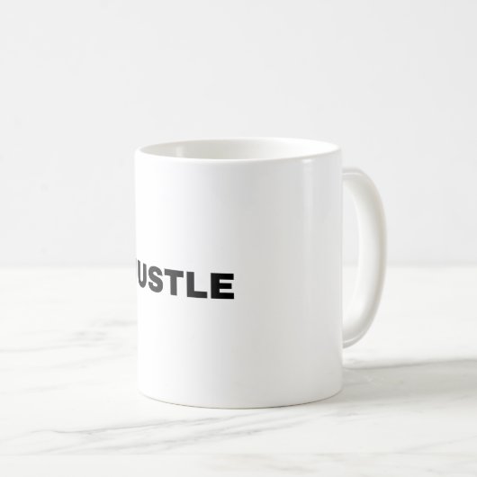 HUSTLE KAFFEETASSE (VorderseiteRechts)