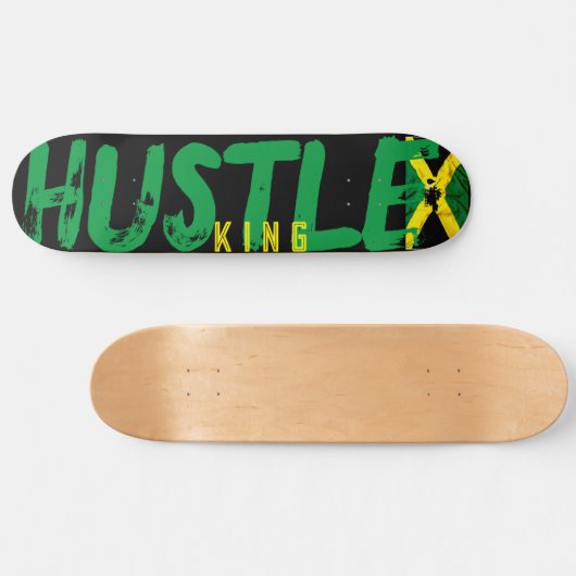 HUSTLE KING 8 1/4" Skateboarddecke Skateboard (Horizontal)