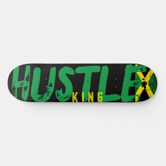 HUSTLE KING 8 1/4" Skateboarddecke Skateboard (Horizontal)