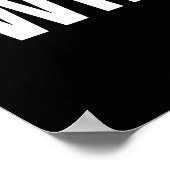 Hustle, Learn, Win - Success Motivierend Poster (Ecke)