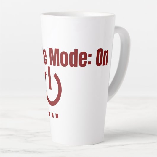 Hustle Mode On Mug Milchtasse (Rechte Ecke)