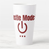 Hustle Mode On Mug  Milchtasse (Vorderseite)