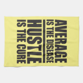 Hustle - Motivierend Worte Geschirrtuch (Horizontal)