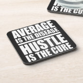 Hustle - Motivierend Worte Untersetzer (Linke Seite)