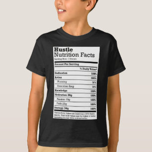 Hustle Nutrition Fakten Weihnachten Geburtstagsges T-Shirt