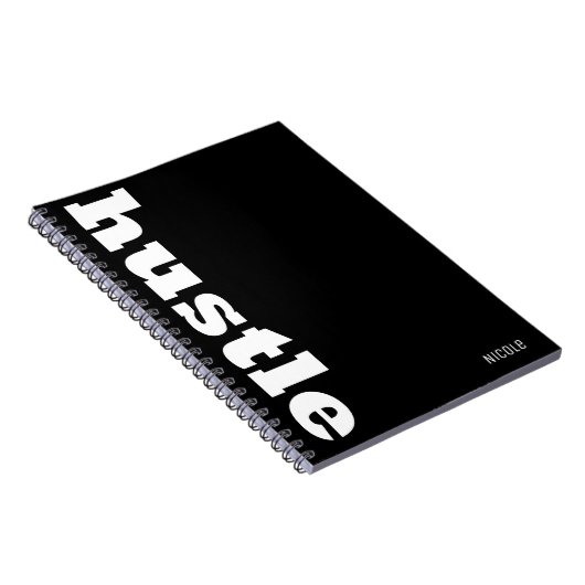HUSTLE Personalisierte Inspirationsarbeit Notizblock (Rechte Seite)