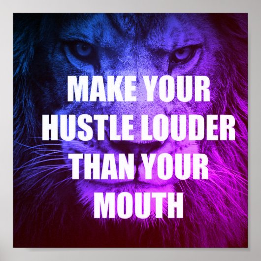 HUSTLE POSTER (Vorne)