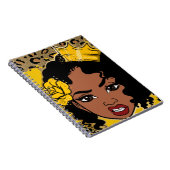 Hustle Skills Geburtstag Gegenwart Sista Königin M Notizblock (Rechte Seite)