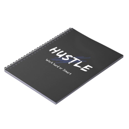Hustle Spiral Foto Notebook Notizblock (Linke Seite)