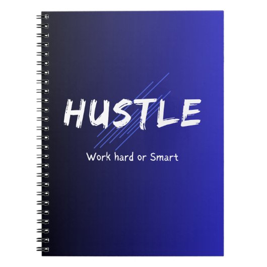 Hustle Spiral Foto Notebook Notizblock (Vorderseite)
