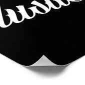 Hustle Tattoo Style Poster (Ecke)