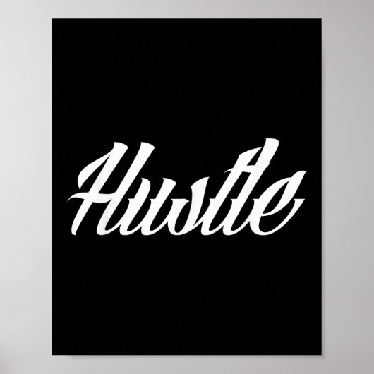 Hustle Tattoo Style Poster (Vorne)