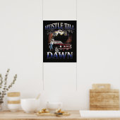 Hustle Till Dawn - Stadtdesign Poster (Küche)