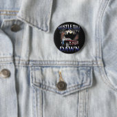 Hustle Till Dawn - Stadtstraßendesign Button (Beispiel)