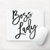 Hustle Trendy Lettering Mousepad (Mit Mouse)