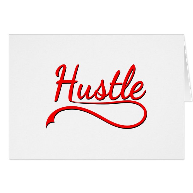 Hustle Typografy Art (Vorderseite (Horizontal))