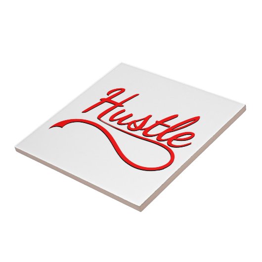 Hustle Typografy Art Fliese (Seite)