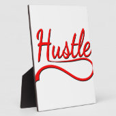 Hustle Typografy Art Fotoplatte (Seite)