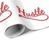 Hustle Typografy Art Geschenkpapier (Rolleneckpunkt)