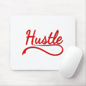Hustle Typografy Art Mousepad (Mit Mouse)