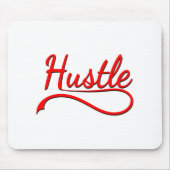 Hustle Typografy Art Mousepad (Vorne)