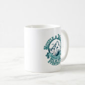 Hustle & Wheeze Hiking Club  Kaffeetasse (VorderseiteRechts)