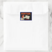 Hustler Bartletts Quadratischer Aufkleber (Tasche)