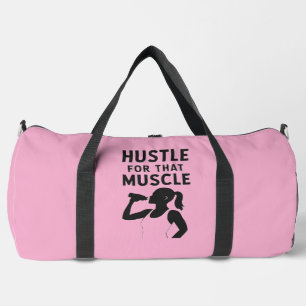 Hustus für diesen Muskel - Motivierend Gym-Tasche Duffle Bag