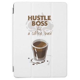 Husty Boss, aber ein Kaffee Lover Funny Quotes iPad Air Hülle