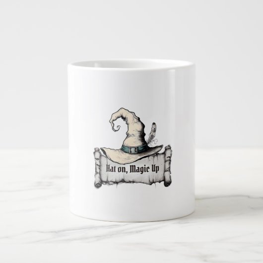 Hut auf, Magic up Jumbo-Tasse (Vorderseite)