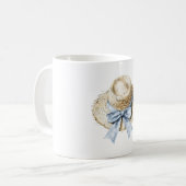 Hut Blaue Schleife Kaffeetasse (Vorderseite Links)