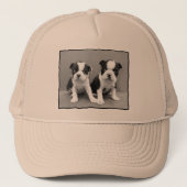 Hut Bostons Terrier Truckerkappe (Vorderseite)