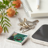 Hut-Brücke Schlüsselanhänger (Seite)