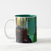 Hut-Brücke Zweifarbige Tasse (Links)