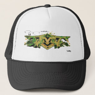 HUT-CAMOUFLAGE-DMT-ZUSATZ-DMT-STRUKTUR TRUCKERKAPPE